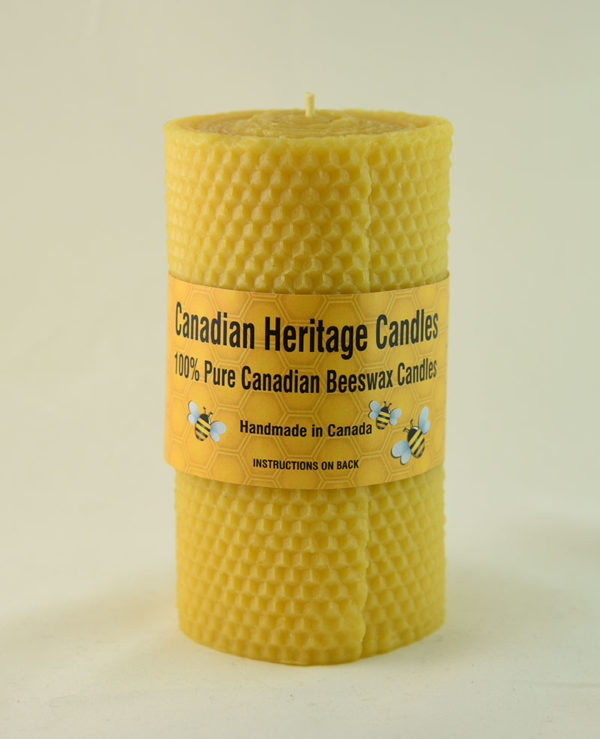 Beeswax Honeycomb Pillar